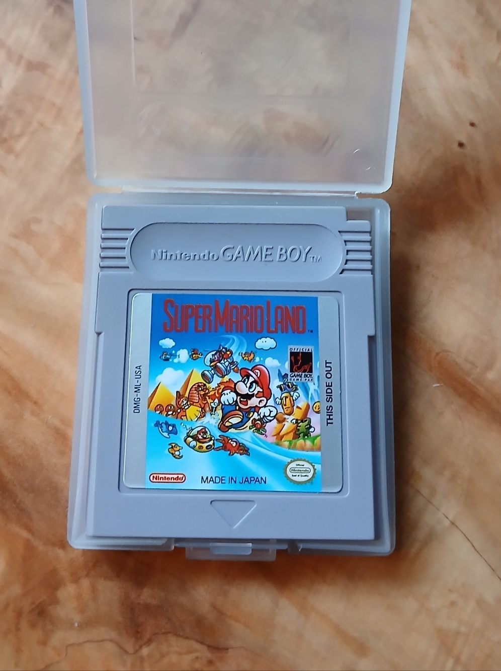Nintendo Super Mario Land Game Boy Cartridge with Colorful Label